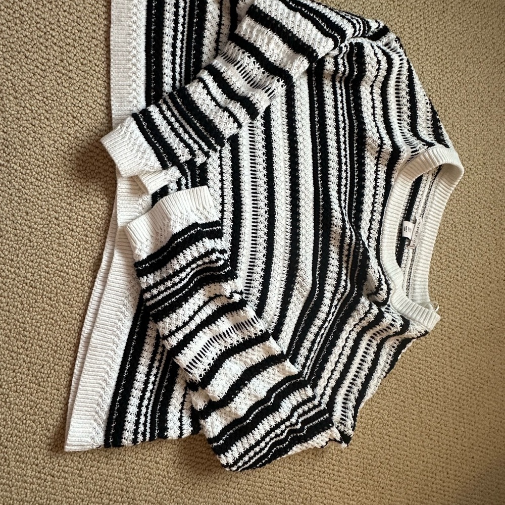 Sincerely Jules Monochrome Striped Sweater